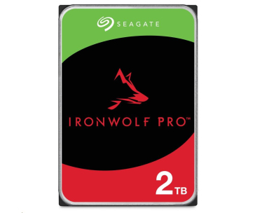 SEAGATE HDD 2TB IRONWOLF PRO (NAS), 3.5", SATAIII, 7200 RPM, Cache 256MB