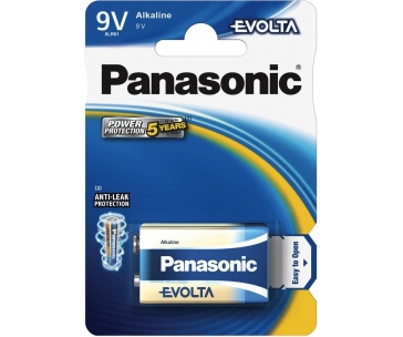 PANASONIC Alkalické baterie EVOLTA Platinum 6LR61EGE/1BP 9V (1ks)