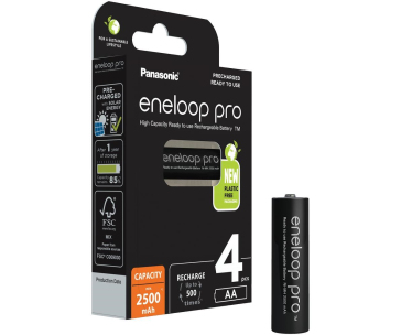 PANASONIC HR6 AA 3HCDE/4BE ENELOOP PRO N, 2500 mAh (Blistr 4ks)