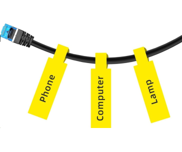 Niimbot štítky na kabely RXL 12,5x109mm 65ks Yellow pro D11 a D110