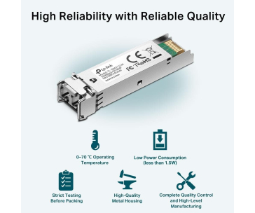 TP-Link SM311LM optický modul MM (550nm), 1,25Gb/s, LC, 550m