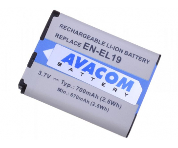 AVACOM Nikon EN-EL19 Li-ion 3.7V 620mAh 2.3Wh