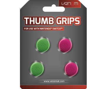 VENOM VS4917 Nintendo Switch Thumb Grips (4x) - Pink and Green