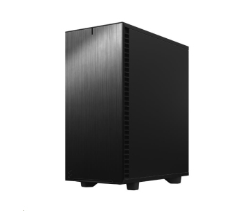 FRACTAL DESIGN skříň Define 7 Compact Black TG light, USB 3.1 Type-C, 2x USB 3.0, bez zdroje, mATX