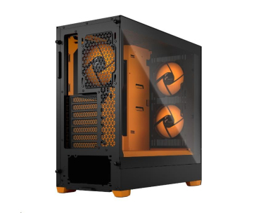 FRACTAL DESIGN skříň Pop Air RGB Orange Core TG Clear Tint, 2x USB 3.0, bez zdroje, ATX