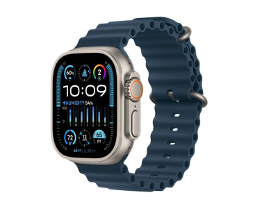 APPLE Watch Ultra 2 GPS + Cellular, 49mm Titanium Case with Blue Ocean Band