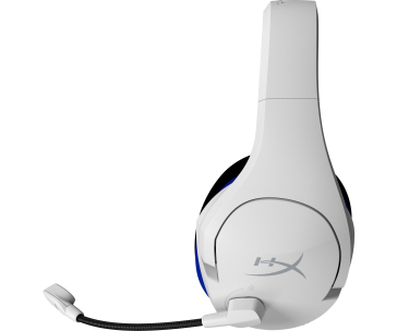 HyperX Cloud Stinger Core - Wireless Gaming Headset (White-Blue) - PS5-PS4 (HHSS1C-KB-WT/G)- Sluchátka pro herní konsole