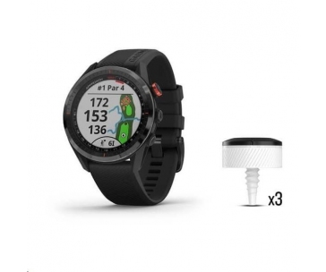 Garmin Golfové GPS hodinky Approach S62 Black Bundle