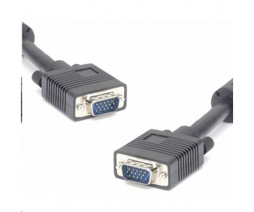 PREMIUMCORD Kabel k monitoru HQ (Coax) 2x ferrit,SVGA 15p, DDC2,3xCoax+8žil, 3m