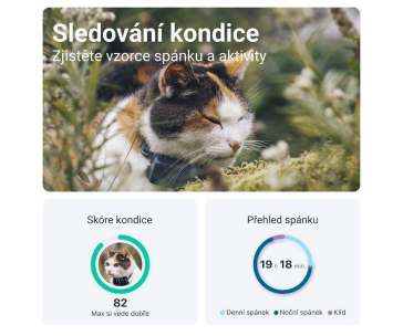 Tractive GPS CAT Mini – sledování polohy a aktivity pro kočky - tmavě modrý