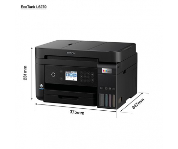 EPSON tiskárna ink EcoTank L6270, 3v1, A4, 1200x4800dpi, 33ppm, USB, Wi-Fi, LAN