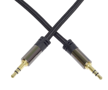 PREMIUMCORD kabel, stíněný, Jack 3.5mm - Jack 3.5mm M/M 1,5m