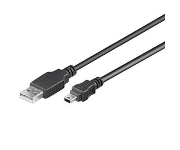 PremiumCord kabel USB 2.0, A-B mini, 5pinů, 0,5m