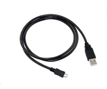 C-TECH kabel USB 2.0 AM/Micro, 0,5m, černý