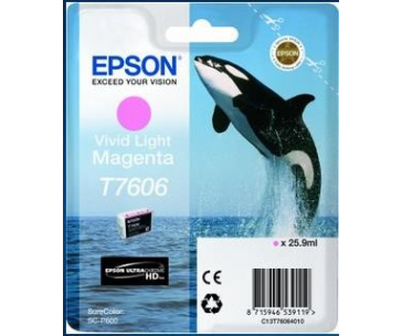 EPSON ink bar ULTRACHROME HD "Kosatka" - Vivid Light Magenta - T7606 (25,9 ml)