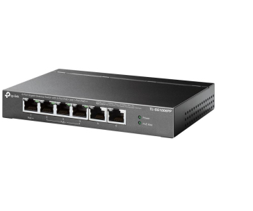 TP-Link CCTV switch TL-SG1006PP (6xGbE, 3xPoE+,1xPoE++, 64W, fanless)