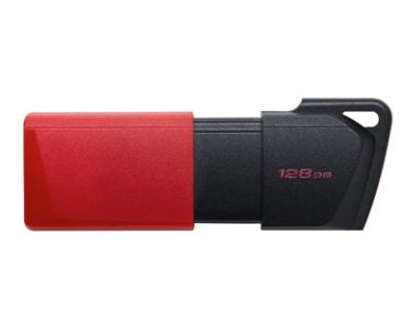 Kingston Flash Disk 128GB USB3.2 Gen 1 DataTraveler Exodia M (Black + Red)