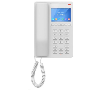 Grandstream GHP630W SIP WiFi hotelový telefon s displejem bílý