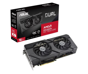 ASUS VGA AMD Radeon RX 7900 GRE DUAL OC 16G, 16G GDDR6, 3xDP, 1xHDMI