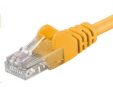 PremiumCord Patch kabel UTP RJ45-RJ45 CAT6 0.25m žlutá