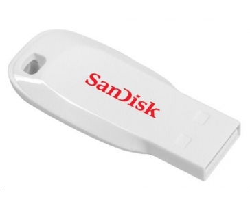 SanDisk Flash Disk 16GB Cruzer Blade, USB 2.0, bílá