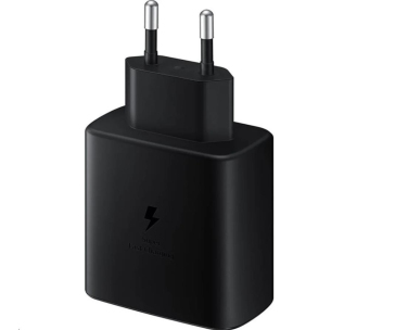 Samsung cestovní nabíječka EP-T4511XBE, Fast Charging 45W, USB-C + datový kabel USB-C, černá