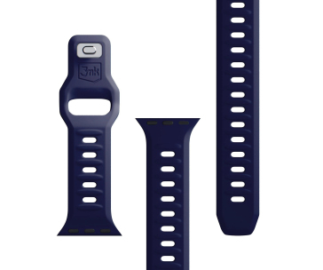 3mk Silicone Watch Strap pro Apple 38/40/41 mm Ocean Blue