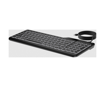 HP 400 Backlit Wired Keyboard - drátová podsvícená klávesnice CZ/SK