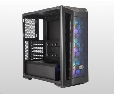 Cooler Master case MasterBox MB511 aRGB, E-ATX, Mid Tower, černá, bez zdroje