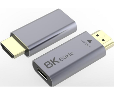 PremiumCord Adaptér USB-C na HDMI rozlišení obrazu 8K@60Hz,4K@144Hz Hliník