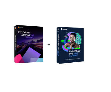 Pinnacle Studio Ultimate 26 + PaintShop Pro Ultimate promotion