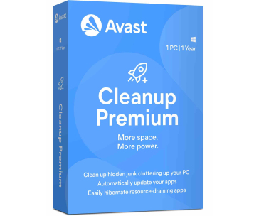 _Prodloužení Avast Cleanup Premium 1 licence na 12 měsíců