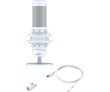 HyperX QuadCast S USB WHT Microphone - Mikrofon