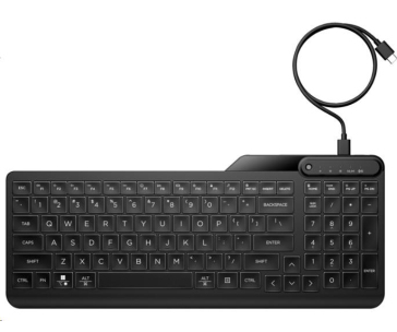 HP 405 Multi-Device Wired Backlit Keyboard CZ/SK