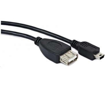 GEMBIRD Kabel USB 2.0 A-Mini B OTG 15cm (F/M, pro tablety a smartphone)