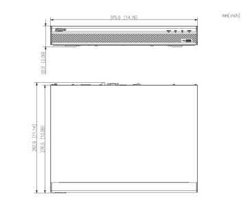 Dahua NVR4216-4KS3, NVR, 16×IP, 12Mpx, 80Mbps (160Mbps bez AI), H.265+, 2× HDD, 4K-HDMI, 1× LAN, analytiky