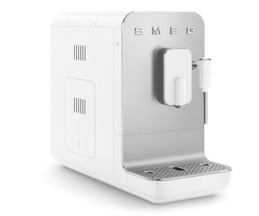 SMEG BCC12WHMEU automatický kávovar, 1350 W, 19 bar, vestavěný mlýnek, 1.4 l nádoba na vodu, bílá