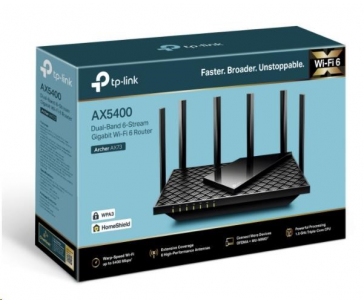 TP-Link Archer AX73 OneMesh/EasyMesh WiFi6 router (AX5400,2,4GHz/5GHz,4xGbELAN,1xGbEWAN,1xUSB3.0)