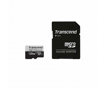 TRANSCEND MicroSDXC karta 128GB 350V, High Endurance