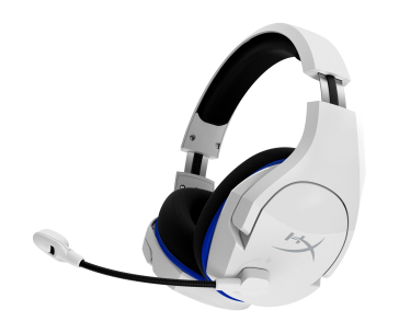 HyperX Cloud Stinger Core - Wireless Gaming Headset (White-Blue) - PS5-PS4 (HHSS1C-KB-WT/G)- Sluchátka pro herní konsole