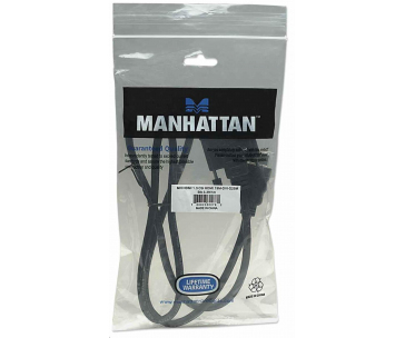 Manhattan kabel HDMI na DVI-D, Dual Link, 1m, černá