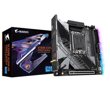 GIGABYTE MB Sc LGA1700 B760I AORUS PRO DDR4, Intel B760, 2xDDR4, 1xDP, 1xHDMI, WI-FI, mini-ITX