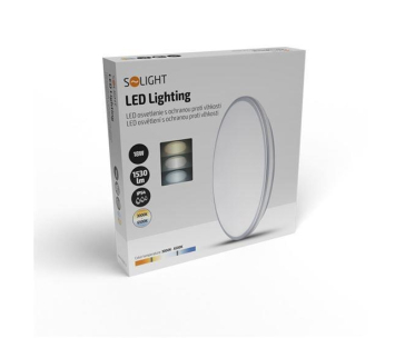 Solight LED osvětlení s ochranou proti vlhkosti, IP54, 18W, 1530lm, 3CCT, 33cm