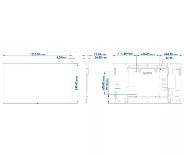 Philips LED display 55BDL5057P