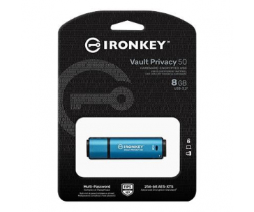 Kingston Flash Disk IronKey 8GB Vault Privacy 50 AES-256 Encrypted, FIPS 197