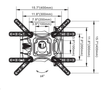 Fiber Mounts DF400 - vynikající kloubový držák na televizory