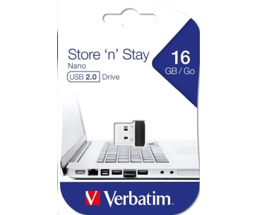 VERBATIM Flash Disk 16GB Store 'n' Stay Nano