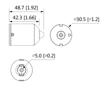 Dahua IPC-HUM8241-L1-0280B, IP kamera, Pinhole, 2Mpx, 1/2.8" CMOS, objektiv 2,8 mm, PoE (Bez řídící jednotky)