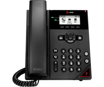 Poly VVX 150 2linkový IP telefon, PoE