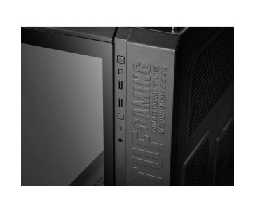 ASUS case TUF GAMING GT502 PLUS, Mid Tower, průhledná bočnice, 4x 120mm ARGB Fan, černá